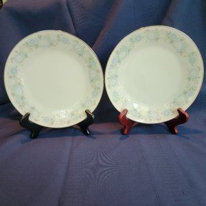 Noritake Blue Charm #6978 Set of Two 8 1/4" Salad/Dessert Plates